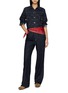 模特儿示范图 - 点击放大 - FORTELA - Dark Wash Denim Jumpsuit