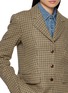 - FORTELA - Houndstooth Check Single Breasted Blazer