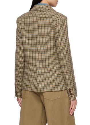 背面 - 点击放大 - FORTELA - Houndstooth Check Single Breasted Blazer