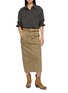 模特儿示范图 - 点击放大 - FORTELA - Buttoned Flap Pocket Shirt