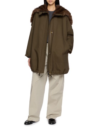 模特儿示范图 - 点击放大 - VALENTINI 1972 - Reversible Parka Coat
