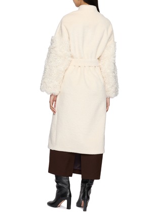 背面 - 点击放大 - VALENTINI 1972 - Pacaia Belted Faux Fur Sleeve Coat
