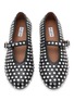 细节 - 点击放大 - ALAÏA - La Strass Leather Mary Jane Flats