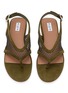 细节 - 点击放大 - ALAÏA - Fishnet Suede Thong Sandals