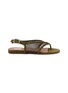 首图 - 点击放大 - ALAÏA - Fishnet Suede Thong Sandals