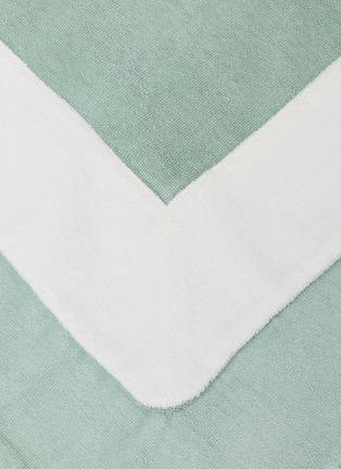 细节 –点击放大 - ABYSS & HABIDECOR - Portofino Beach Towel — Aqua On Ivory