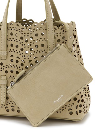  - ALAÏA - Mina 20 Vienne Wave Nubuck Calfskin Leather Tote Bag