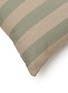 细节 –点击放大 - GARDEN GLORY - Small Striped Outdoor Pillow — Eucalyptus and Beige