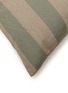 细节 –点击放大 - GARDEN GLORY - Big Striped Outdoor Pillow — Eucalyptus and Beige