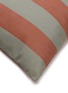 细节 –点击放大 - GARDEN GLORY - Big Striped Outdoor Pillow — Terracotta/Eucalyptus