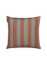 首图 –点击放大 - GARDEN GLORY - Big Striped Outdoor Pillow — Terracotta/Eucalyptus