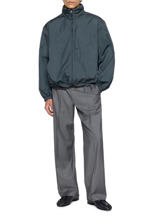 模特儿示范图 - 点击放大 - THE ROW - Tavel Double Pleated Wool Pants