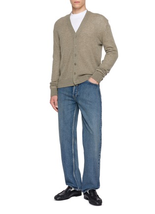 模特儿示范图 - 点击放大 - THE ROW - Dyce Seamless Cashmere Knit Cardigan