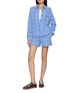 模特儿示范图 - 点击放大 - GUEST IN RESIDENCE - Dylan Plaid Knit Shirt