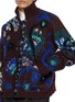  - SACAI - Floral Jacquard Knit Blouson Jacket