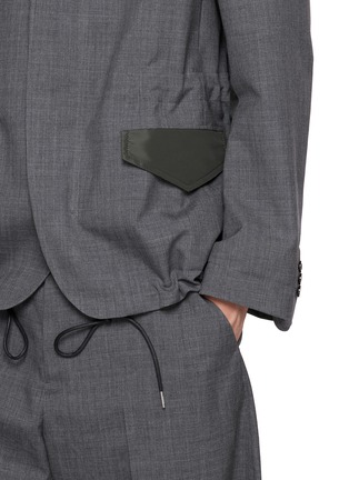  - SACAI - 拼接面料机能西装外套