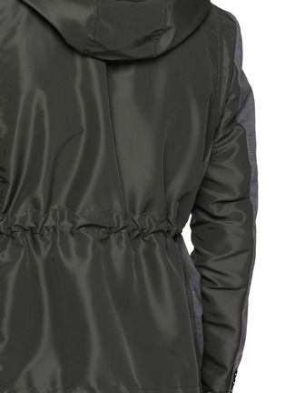  - SACAI - 拼接面料机能西装外套
