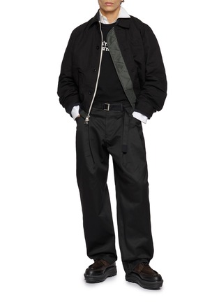模特儿示范图 - 点击放大 - SACAI - Reversible Blouson Jacket