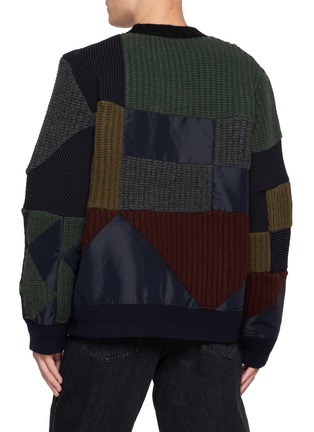 背面 - 点击放大 - SACAI - X A.P.C. Patchwork Knit Sweater