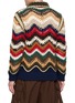 背面 - 点击放大 - SACAI - Chevron Crochet Knit Blouson Jacket