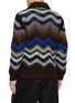 背面 - 点击放大 - SACAI - Chevron Crochet Knit Blouson Jacket