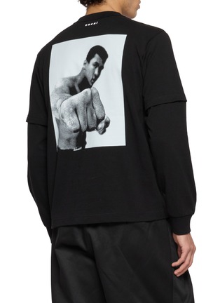 背面 - 点击放大 - SACAI - Layered Graphic T-shirt