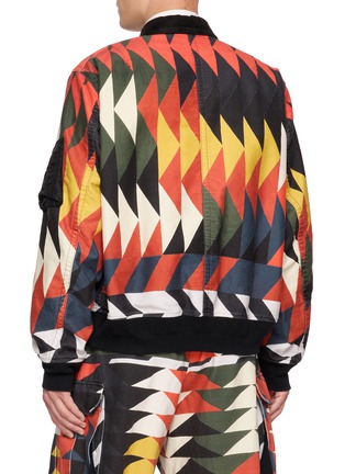 背面 - 点击放大 - SACAI - X A.P.C. Quilts Print Cotton Blouson Jacket