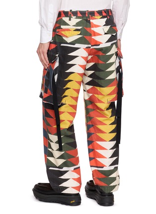 背面 - 点击放大 - SACAI - X A.P.C. Quilts Geometric Print Pants
