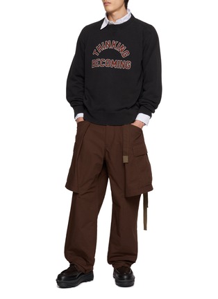 模特儿示范图 - 点击放大 - SACAI - Graphic Sweatshirt