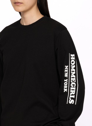  - HOMMEGIRLS - LOGO 印花长袖 T 恤