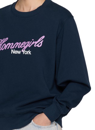  - HOMMEGIRLS - LOGO 印花长袖 T 恤