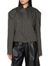 首图 - 点击放大 - BONBOM - Closed Notch Collar Single Breasted Blazer