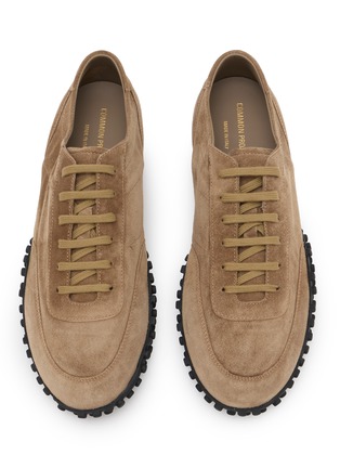 细节 - 点击放大 - COMMON PROJECTS - Minimal Runner Seventy Suede Men's Sneakers