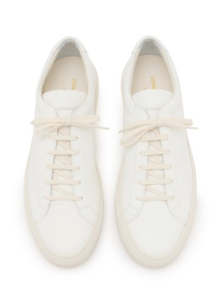 细节 - 点击放大 - COMMON PROJECTS - Achilles Premium Washed Leather Men's Sneakers