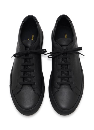 细节 - 点击放大 - COMMON PROJECTS - Achilles Premium Washed Leather Men's Sneakers