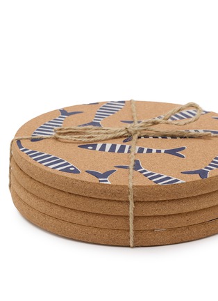 细节 –点击放大 - BATELA - Fish Print Cork Trivet