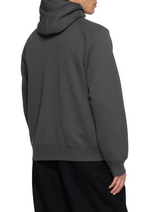 背面 - 点击放大 - SACAI - Zip Up Cotton Jersey Hoodie