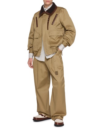 模特儿示范图 - 点击放大 - SACAI - Cotton Chino Blouson