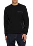 首图 - 点击放大 - SACAI - Long Sleeve Zip Pocket Cotton Jersey T-Shirt