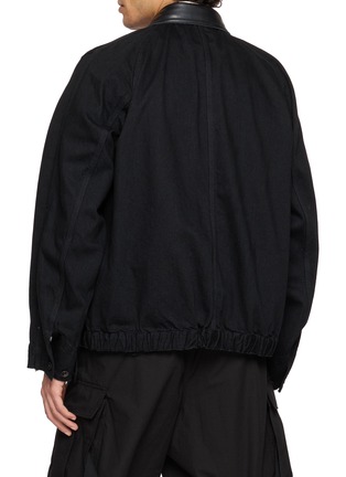 背面 - 点击放大 - SACAI - Leather Quad Pocket Jacket