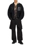 模特儿示范图 - 点击放大 - SACAI - Leather Quad Pocket Jacket