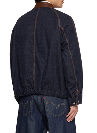 背面 - 点击放大 - SACAI - Leather Quad Pocket Jacket