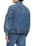 背面 - 点击放大 - SACAI - X LEVI'S 褶裥牛仔飞行员夹克