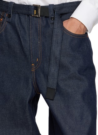  - SACAI - X LEVI'S 系带直筒牛仔长裤
