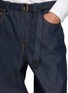  - SACAI - X LEVI'S 系带直筒牛仔长裤