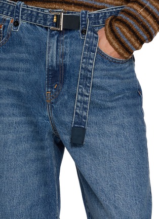  - SACAI - X LEVI'S 系带直筒牛仔长裤