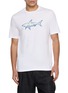 首图 - 点击放大 - PAUL & SHARK - Shark Print Cotton Jersey T-Shirt