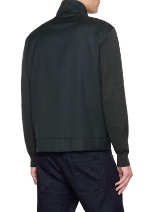 背面 - 点击放大 - PAUL & SHARK - Zip Up Knit Wool Cardigan