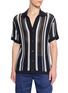 首图 - 点击放大 - FRESCOBOL CARIOCA - Pinto Short Sleeve Open Weave Crochet Cotton Cardigan