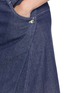  - STORY MFG - Fold Peace Patchwork Denim Skirt